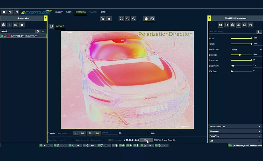 Emergent Vision Technologies eCapturePro software machine vision
