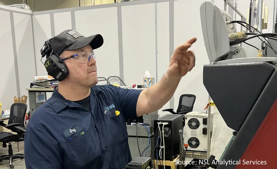 NSL Machine Testing Lab materials test