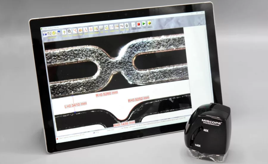 MiScope MP4K handheld microscope