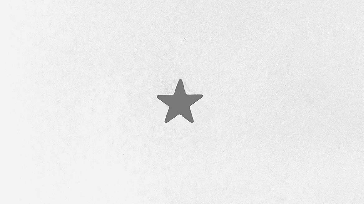 Gold star imaged with dark field ring light