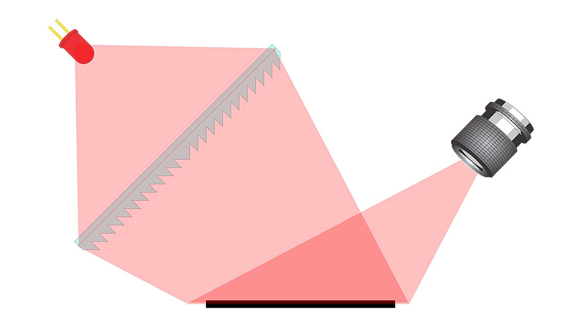 Figure 9 -- Angled Collimated Light