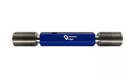 Precision thread plug gage used to inspect and verify internal thread dimensions, pitch, and tolerance compliance in manufactured components.