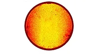 Surface topography map of a non-polished semiconductor wafer.