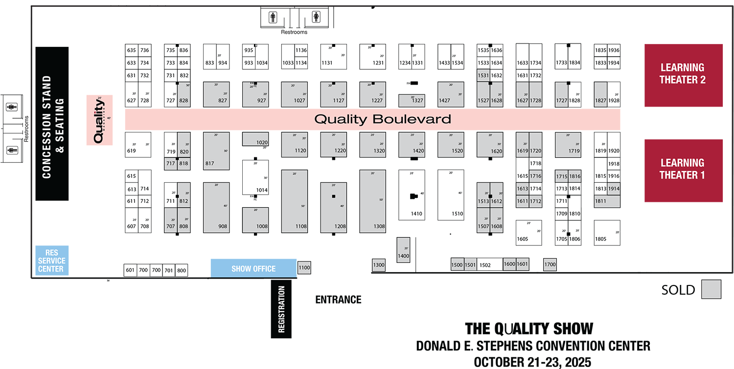 Quality Show Floor Plan