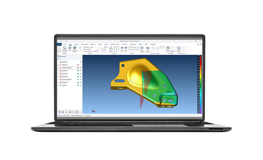 Metrology software laptop
