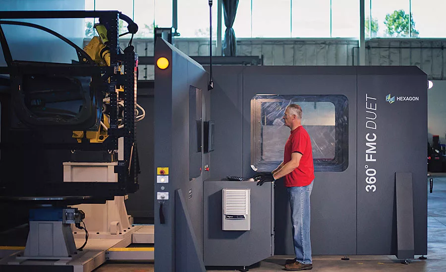 Hexagon Manufacturing Intelligence 360º Flexible Measurement Cell