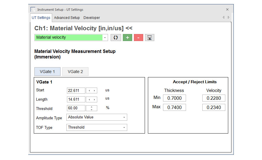 Ultrasonic Sound Velocity Chart