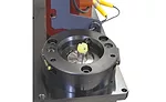 As air is compressible and system pressure must stabilize prior to measurement, one way to speed the process is to never have the air tooling flow to open atmosphere.