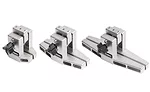 Certain grips are available in several widths to accommodate a range of sample widths.
