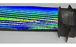 fan blade imaging with colors