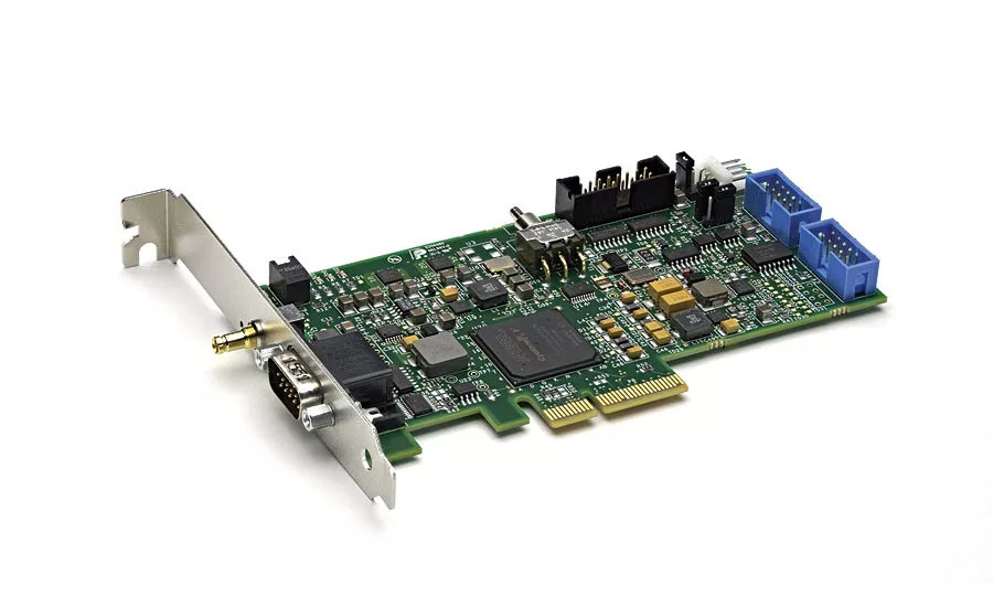 This is a low-cost single link CoaXPress frame grabber.