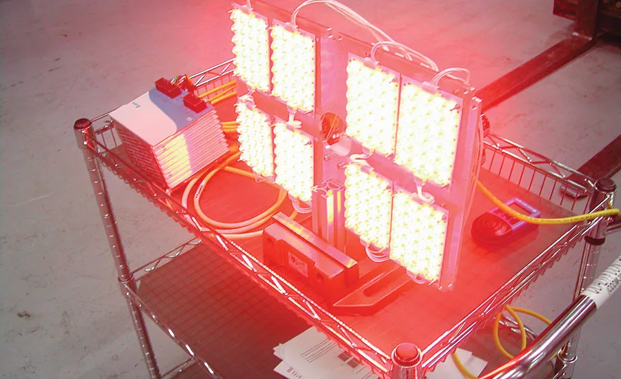 A custom LED application for high-speed face recognition demanded a high-powered light positioned 25ft from a vehicle.