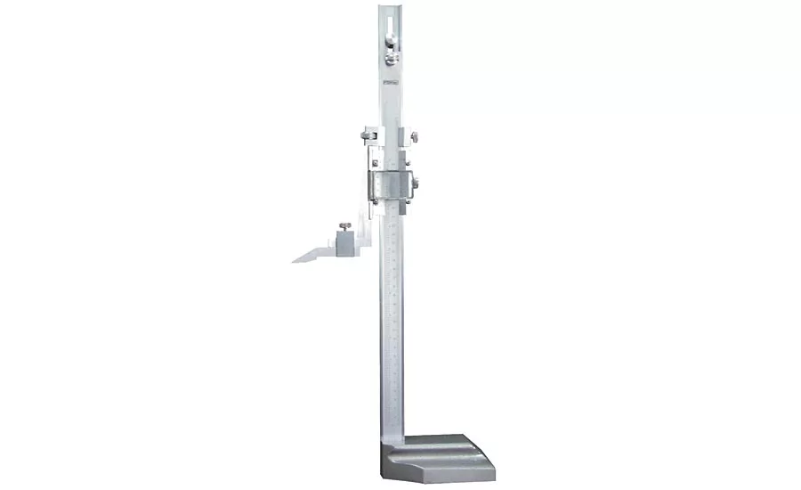 This is a height gage in a very basic form. Source: Fowler