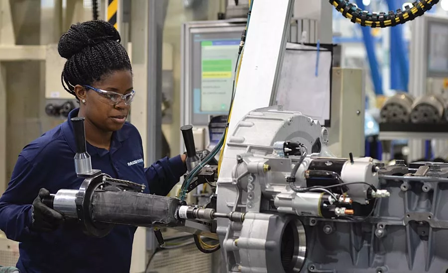 PACCAR favors applicants with an aptitude for manufacturing, although many have come from other industries. Source: PACCAR