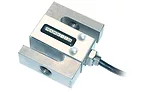 A typical strain gage-based load cell often used with tensile testers.