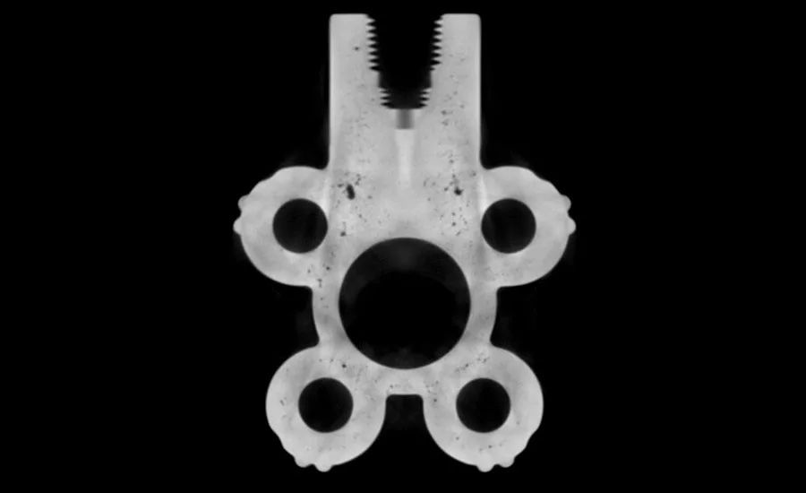 A porosity analysis is shown here. 
