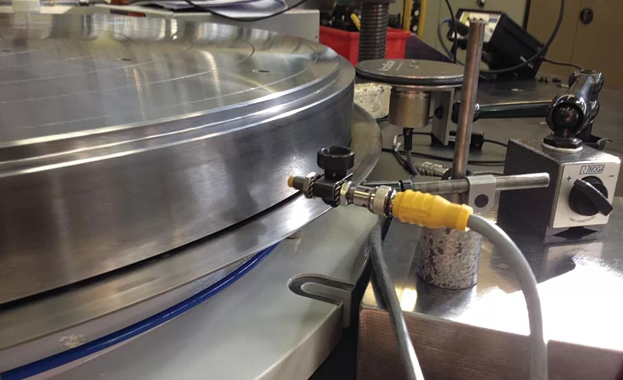 Rotary tables increase a CMM’s available measuring volume. Source: RPI