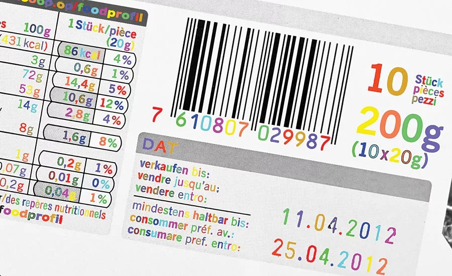 Photo 1: OCR software reliably recognizes number combinations and letters. 