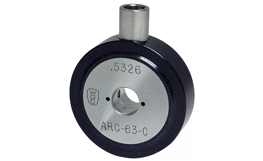Air gages are a comparative type of measurement device. Here is an air ring member. Source: Western Gage