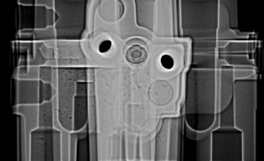 Figure 8. Superimposed DR images