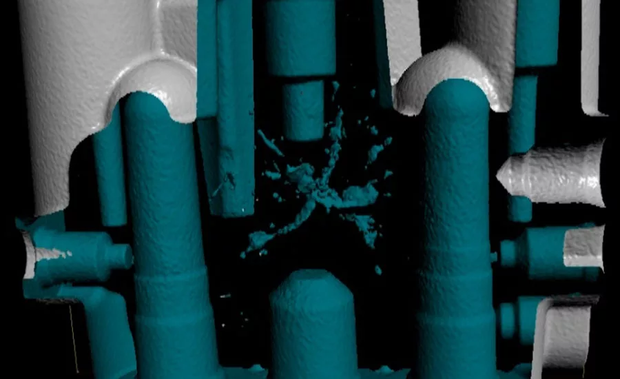 Figure 9. Surfaced CT image