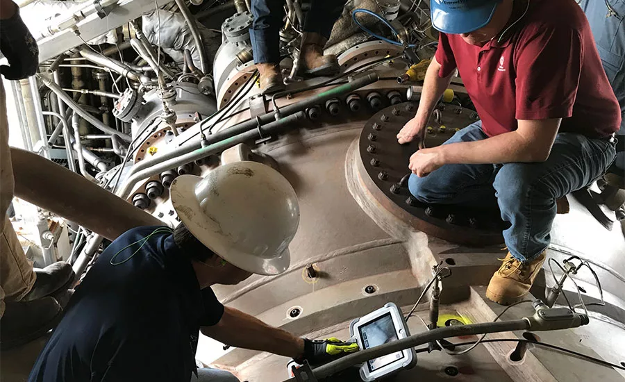 HD borescope of gas turbine