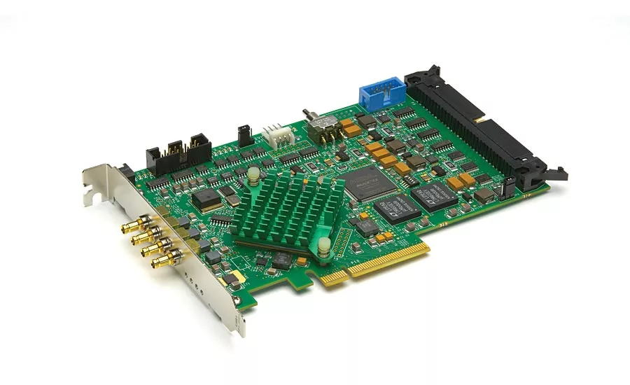 A CoaXPress frame grabber (Cyton CXP4). Source: BitFlow