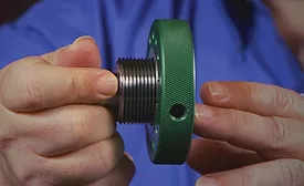 Thread ring and plug engagement.