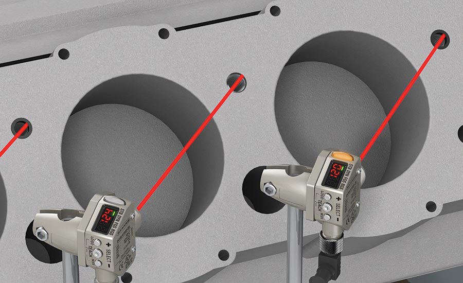 Laser measurement is ideal for error-proofing small height differences.