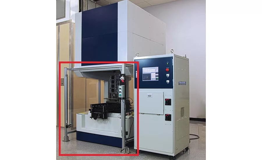 Pictured here is a CMM