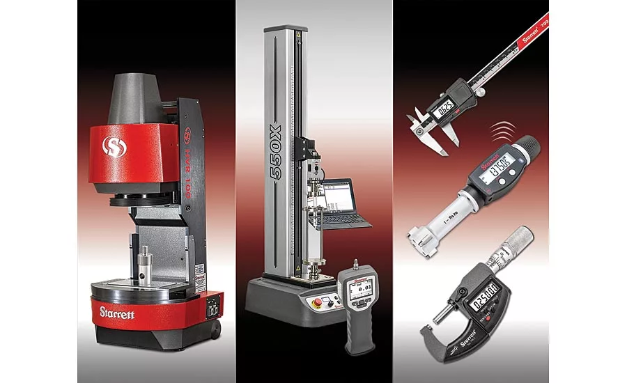 L.S. Starrett testers and measuring tools.