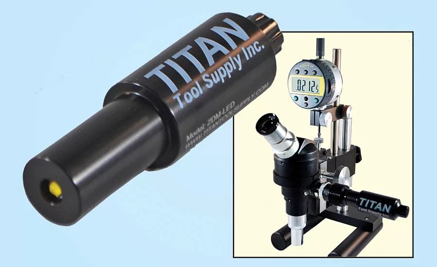 Depth measuring microscope from Titan Tool Supply.