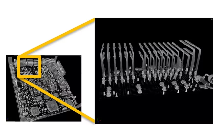 Volume rendering image