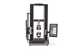An Instron 68TM Testing System with Pneumatic Side Action grips