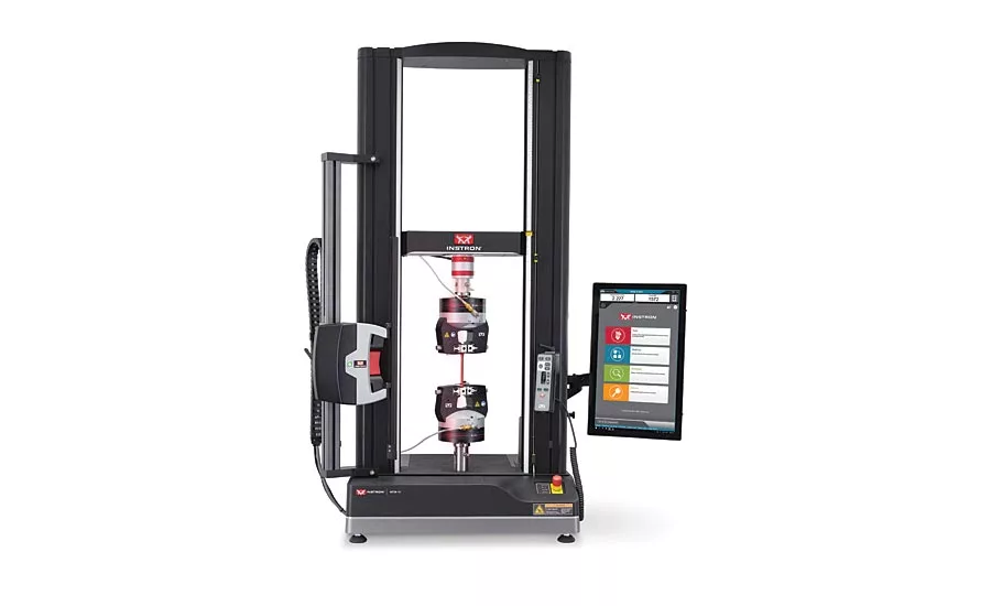 An Instron 68TM Testing System with Pneumatic Side Action grips