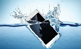 phone in water