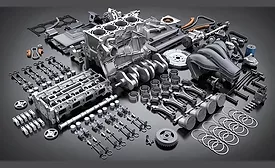 automotive engine assembly