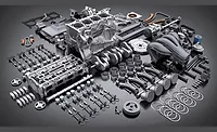 automotive engine assembly