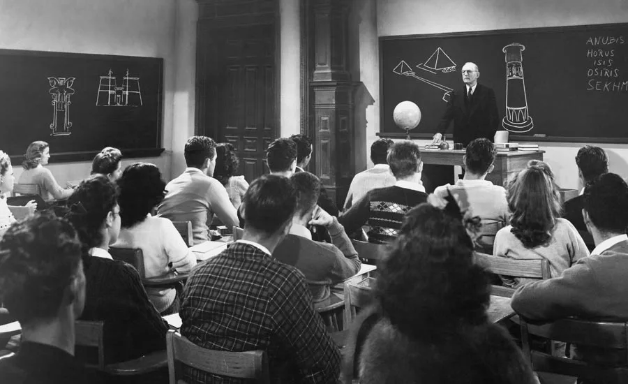 classroom scene
