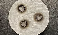 Spark OES sample burns Spark OES sample burns
