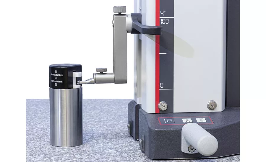 setting standard on a height gage