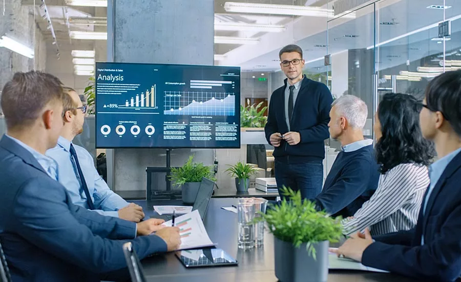 men in a board room