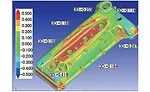 QTY Measure B: 3D Model of Valve Cover for CMM Measurement. Source: Mitutoyo