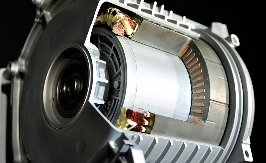 Typical electric drive motor for BEVs. Source: Shutterstock