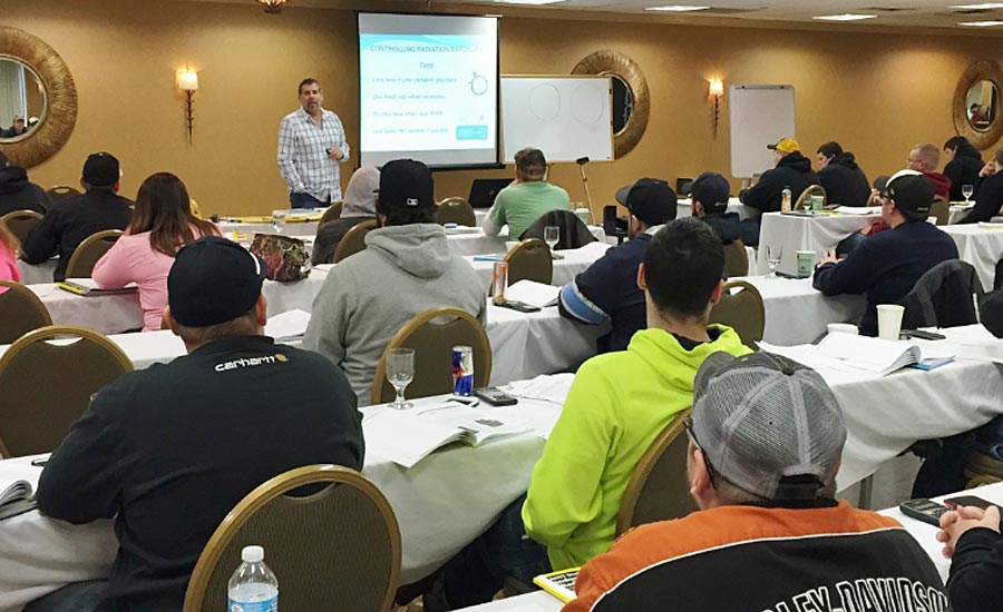 Jeri Matza teaching an NDT class