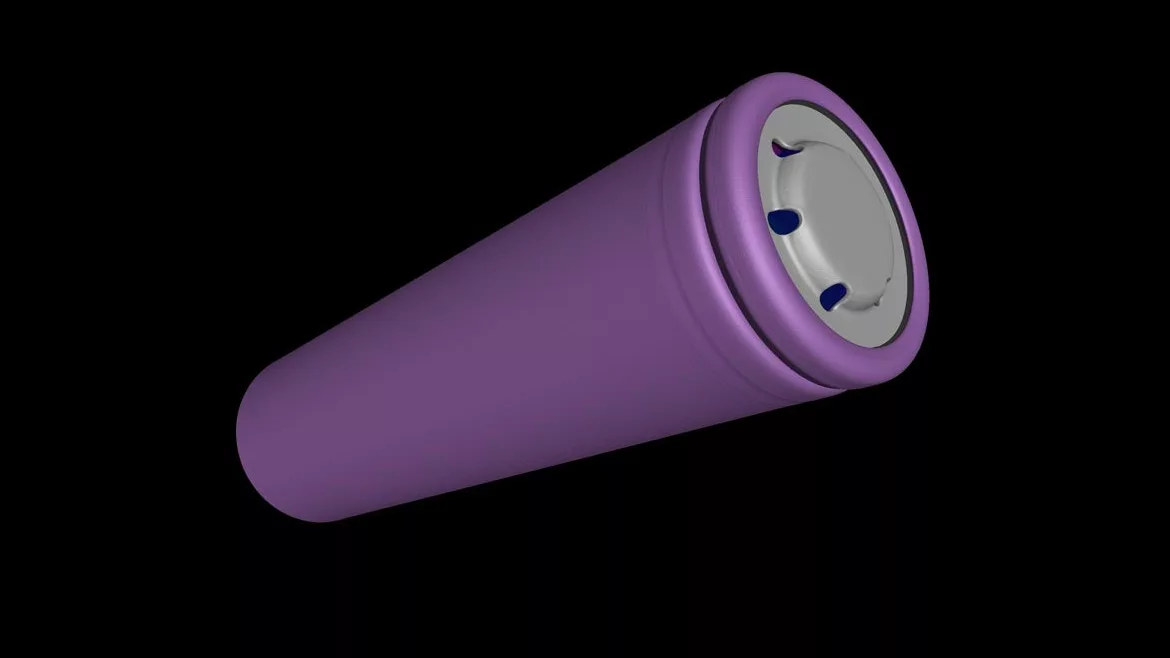 QM 0222 NDT CT 1 CT Scan Off-the-Shelf 18650 3D -Purple Feature