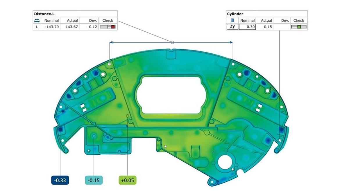 QM 0922 Measurement Metrology Toolbox CAPTURE 3D GDT Plastic Part