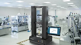01 QM 0823 Test and Inspection Large scale tensile test software control Mecmesin