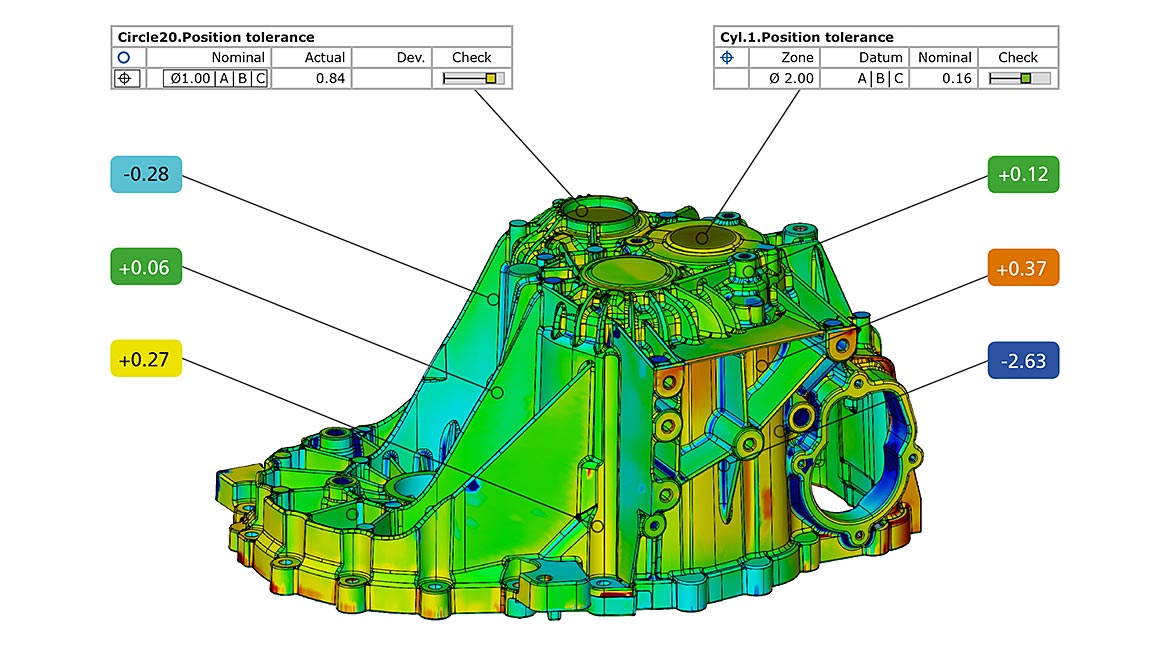 QM 0223 Quality 101 Digital Twin Data of Automotive Gearbox Housing with GDT