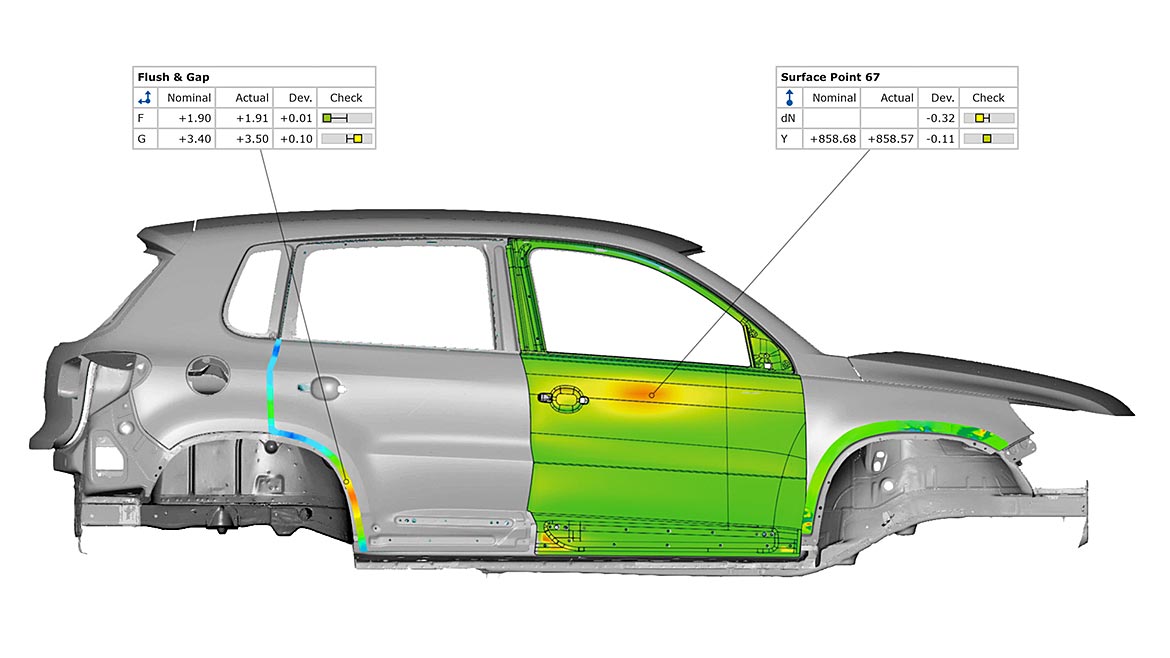 QM 0223 Quality 101 Digital twin data of automotive car body